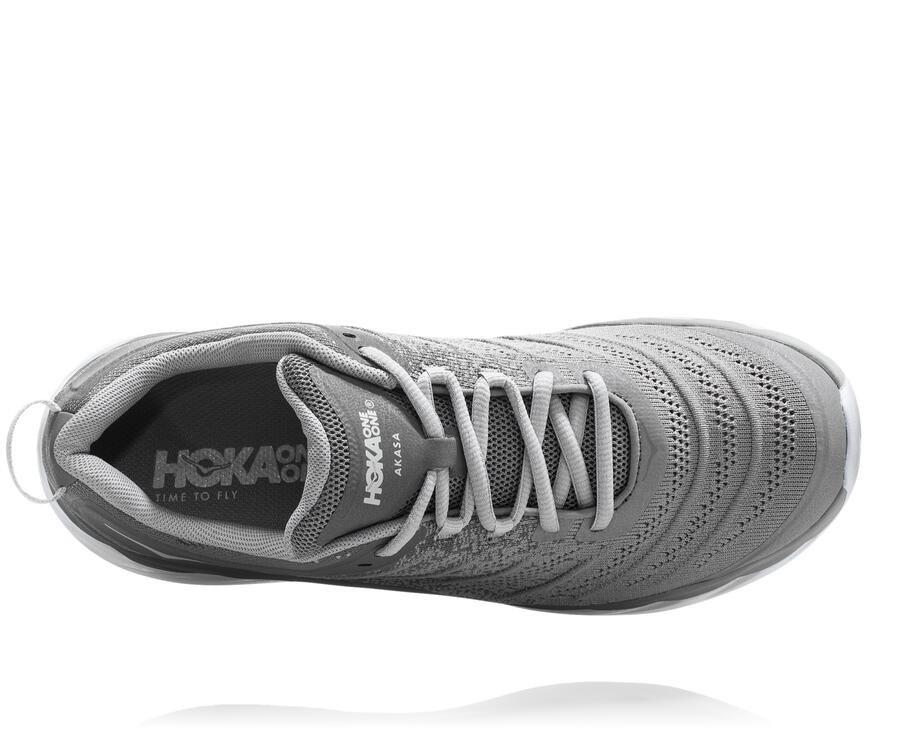 Tenis Hoka One One Masculino Cinzentas - Akasa - 412-EIOKXV